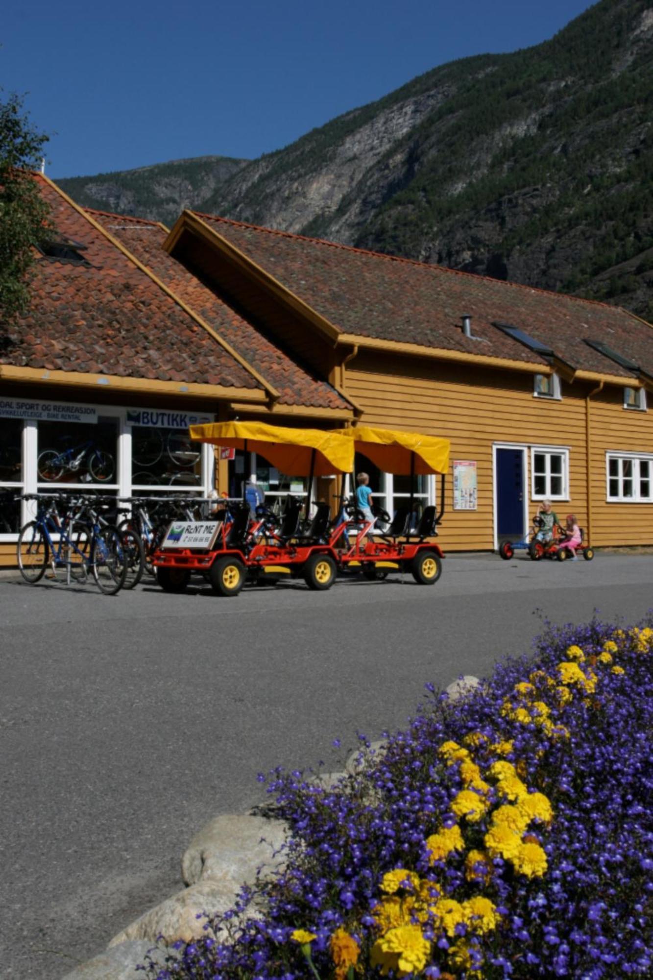 来飞亚利芬日提妲挪度酒店 Lærdalsøyri 外观 照片